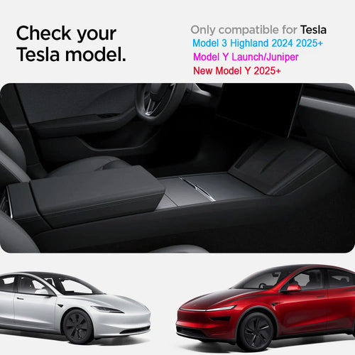 Center Console Organizer Tray for Tesla Model Y Juniper & Model 3 2025 Cup Holder Armrest Hidden Storage Box Drawer Accessories